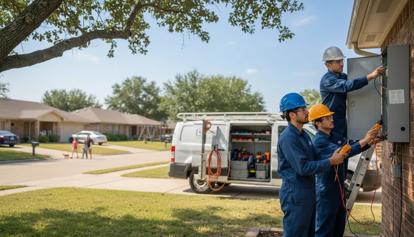 Certified electrician providing emergency electrical services in Truxton, NY